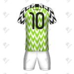 Positive Customized Raglan Sleeve Soccer Jersey & Shorts Kit