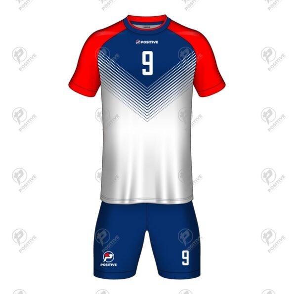 Positive Custom Raglan Soccer Uniform Jersey & Shorts Kit