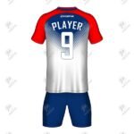 Positive Custom Raglan Soccer Uniform Jersey & Shorts Kit