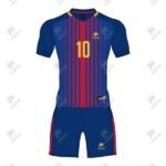 Positive Quick Dry Printed Soccer Uniform Jersey & Shorts Kit