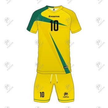 Positive Custom Team Printed V-Neck Raglan Soccer Uniform Kit