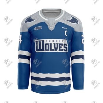 Positive Customized Design Printed Lace Collar Ice Hockey Jersey
