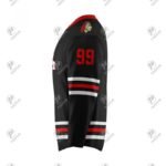 Positive Custom Logo Printed Lace Collar Ice Hockey Jersey