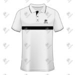 Positive Striped 3-Button Short Sleeve Cotton Pique Polo Shirt