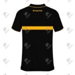 Positive Striped 3-Button Short Sleeve Cotton Pique Polo Shirt