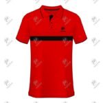 Positive Striped 3-Button Short Sleeve Cotton Pique Polo Shirt