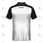 Positive Two Color Chest Pocket 2-Button Short Sleeve Polo Shirt