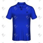 Positive 2 Button Short Sleeve Pique Cotton Polo Shirt