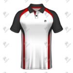 Positive Tri Color Raglan Sleeve Cotton Fashion Polo Shirt