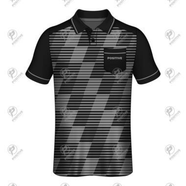 Positive Workwear Worker Uniform Printed Chest Pocket Polo Shirt