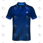 Positive Custom Logo Printed Worker Raglan Sleeve Polo Shirt
