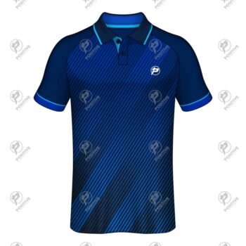 Positive Custom Logo Printed Worker Raglan Sleeve Polo Shirt