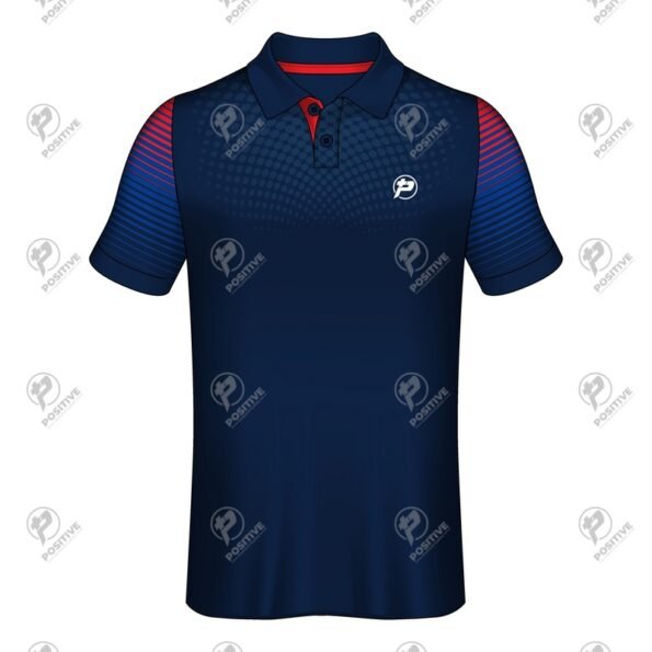 Positive Customized Logo Printed 2 Button Polo T-Shirt