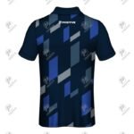 Positive Sports Event Custom Design Digital Printed Polo Shirt