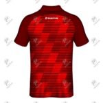 Positive Sublimation Printed 2-Button Raglan Sleeve Polo Shirt