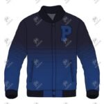 Positive Sublimation Printed Satin Varsity Bomber Jacket