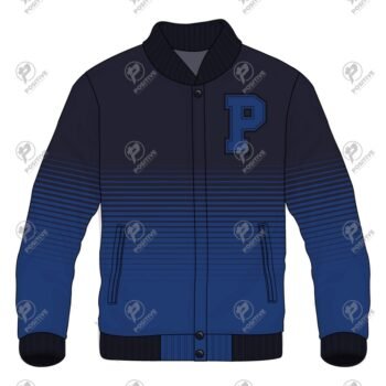Positive Sublimation Printed Satin Varsity Bomber Jacket