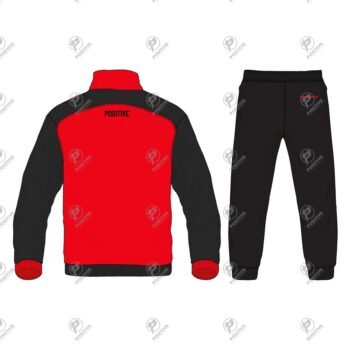 Positive Custom Logo Microfiber Gym Training & Jogging Tracksuit