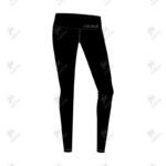 Positive Women Nylon High Waist Yoga Workout Leggings