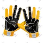 Customized Logo High Grip American Football Receiver Gloves