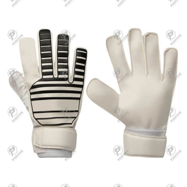 Black & White Goalkeeper Competition Gloves