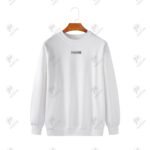 Positive Round Neck Cotton Pullover Fleece Jumper