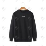 Positive Round Neck Cotton Pullover Fleece Jumper