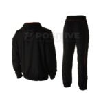 Positive Red & Black Training Personalized Micro Jogging Tracksuit