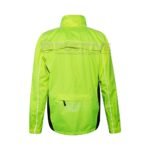 Positive Rain Wear Hi Vis Yellow Cycling Waterproof Rain Jacket