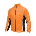 Positive Hi Vis Detachable Sleeves Waterproof Cycling Rain Jacket